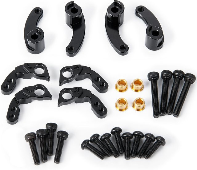 AXSPEED Lift-Set, RC-Automodellteile, 1:18, Aluminiumlegierung, Schwarz - Bild 1