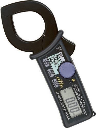 Kyoritsu KEW 2433R Digitale Stromzange Hand-Multimeter CAT III 300V Schwarz mit 4000 Counts - Bild 1