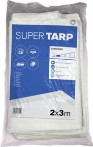 Becker Super Tarp Plane in Weiß, B/T: 8 x 10 m, 150 g/m² - Bild 1