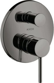 Hansgrohe Axor Starck Fertigmontageset UP-WA.-EHM in Gunmetal mit Pin-Griff und Safety-Stop - Bild 1