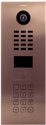 DoorBird D2101KV IP-Video-Türsprechanlage LAN Außeneinheit aus Edelstahl V2A gebürstet in Bronze-Optik - Bild 1