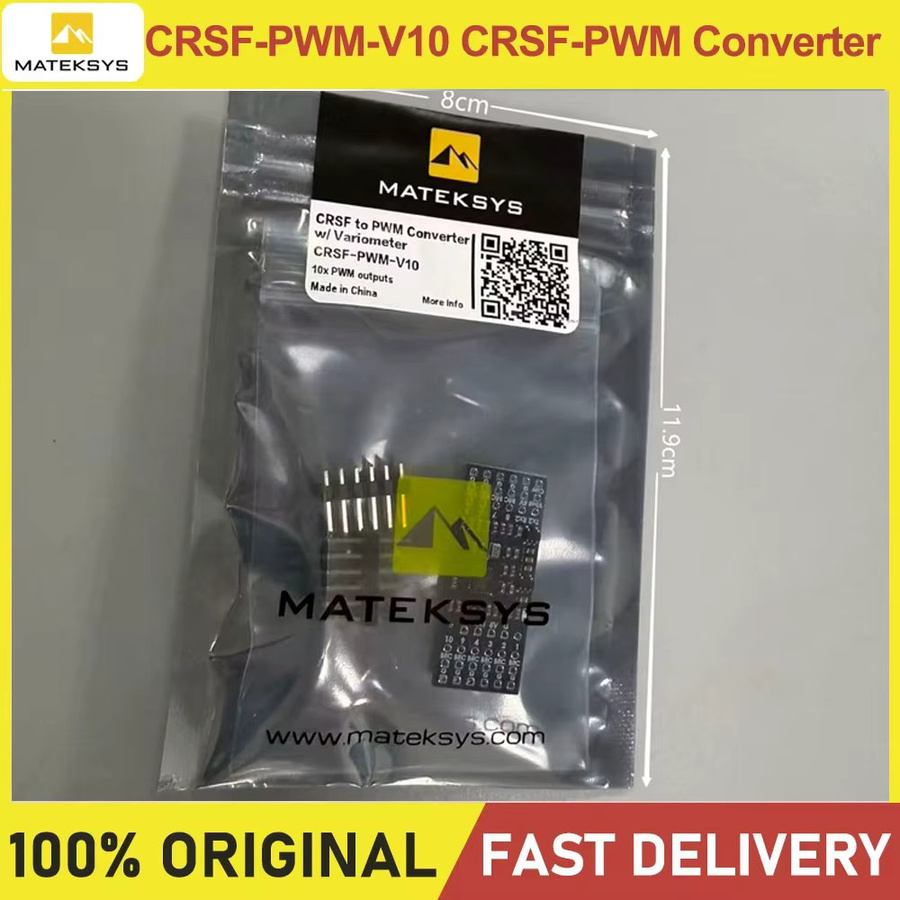 Matek CRSF-PWM-V10 10CH Konverter Variometer für TBS 915M 2.4G ExpressLRS Empfänger FPV Starrflügel-Drohnen-Flugsteuerung in Blau - Bild 2