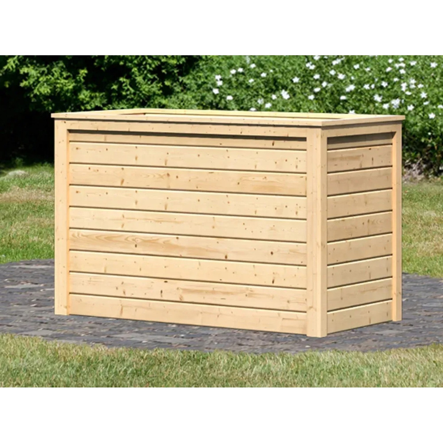 Karibu Hochbeet aus naturbelassener nordischer Fichte, B/T/H: 133 x 82 x 69 cm - Bild 2