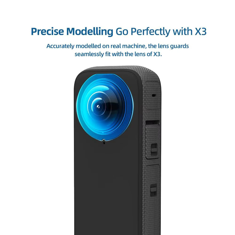 Insta360 X3 Sticky Lens Guards Dual-Lens 360 Mod Transparentes Protector Cover für Action Cameras - Bild 3