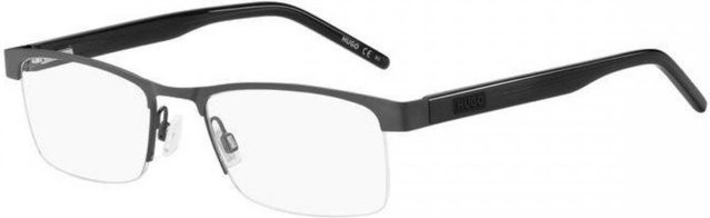 Hugo HG 1199S Korrektionsbrille Herren, Halbrand, Metall, rectangular, black grey - Bild 1