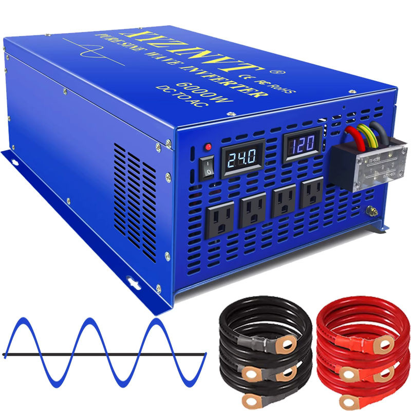 Richter Reiner Sinus Wechselrichter 6000W DC/AC Spannungswandler für Solaranlagen in Blau - Bild 7