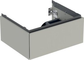 Geberit Waschtischunterschrank One in Greige, lackiert, B/T/H: 59,2 x 50,4 x 47 cm - Bild 1