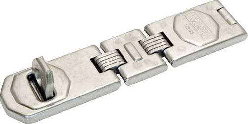 Kasp Überfalle mit Schließplatte aus Stahl in Silber, 195 mm, K230195D - Bild 1