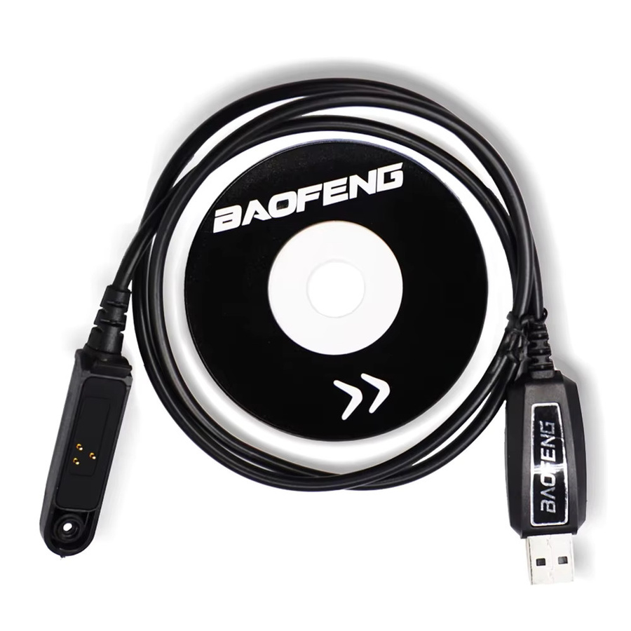 Baofeng USB-Programmierkabel in Schwarz für UV-9R Plus, BF9700 und A58 wasserdichte Funkgeräte - Bild 1
