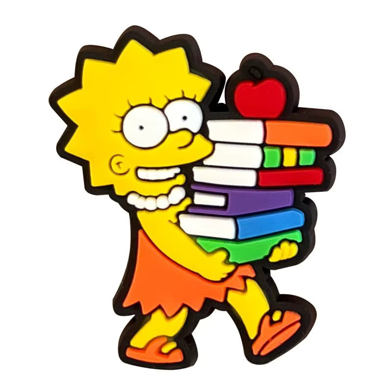The Simpsons, Schuhschnallen, 18-teiliges Set, Schuhblumen-Dekorationszubehör - Bild 6