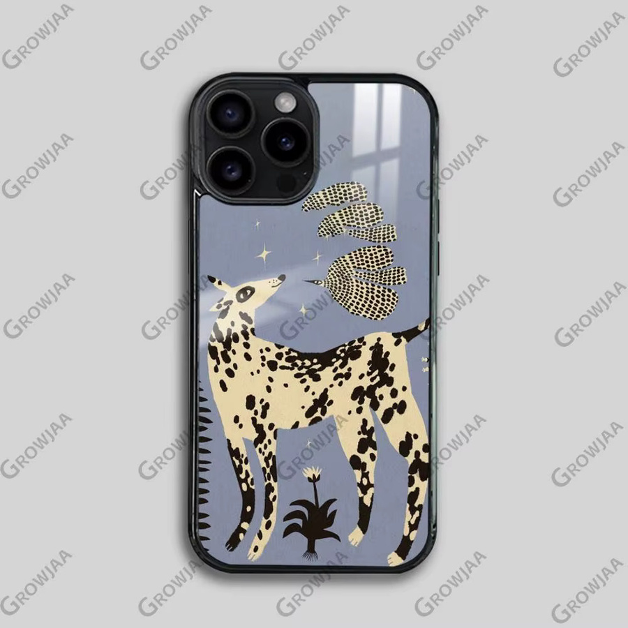 Handyhülle Ins Blue Starry Sky White Horse für iPhone 11 bis 17 Pro Max Plus Mini mit Wireless Magnetic Funktion in Blau und Weiß - Bild 3