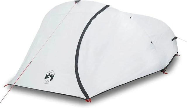 Furnicato Kuppelzelt Campingzelt Weiß B/T/H: 405 x 285 x 143 cm verdunkelnd - Bild 1