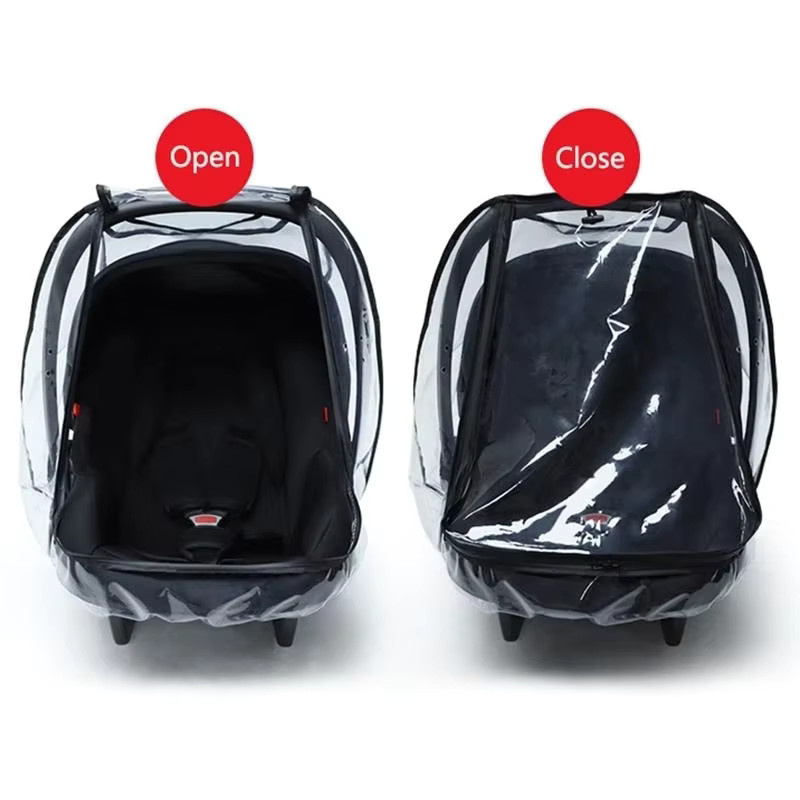 J15U Regenschutz für Kinderwagen und Babyautos aus transparentem EVA-Material - Bild 2