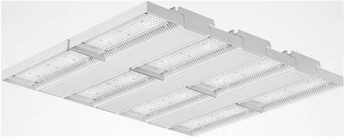 Trilux Mirona Fit LED-Hallenstrahler, weiß, dimmbar via DALI, IP65, Aluminium - Bild 1