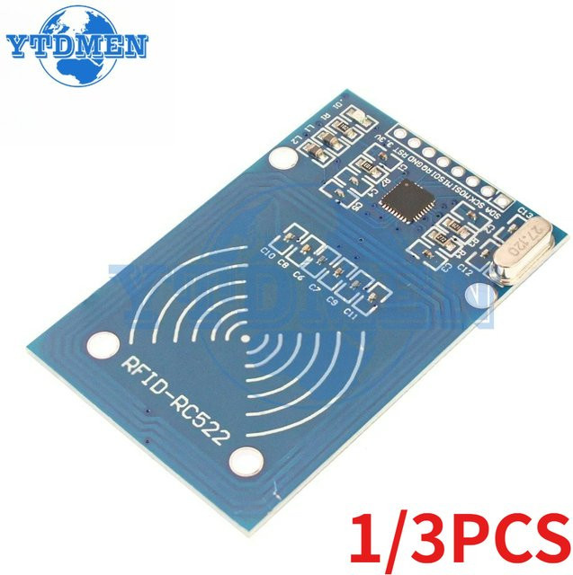 YTDMEN MFRC-522 RFID IC Wireless Modul RC-522 RC522 Induktionsmodul für Arduino in Blau - Bild 1
