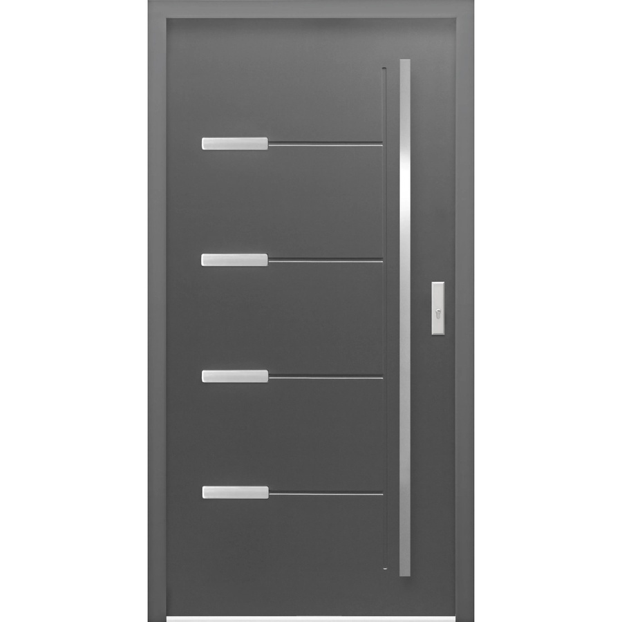 Sicherheits-Haustür Thermospace Oslo Prime RC2 Komfort in Anthrazit, B: 100 cm, H: 210 cm, Rechtsöffnung - Bild 2