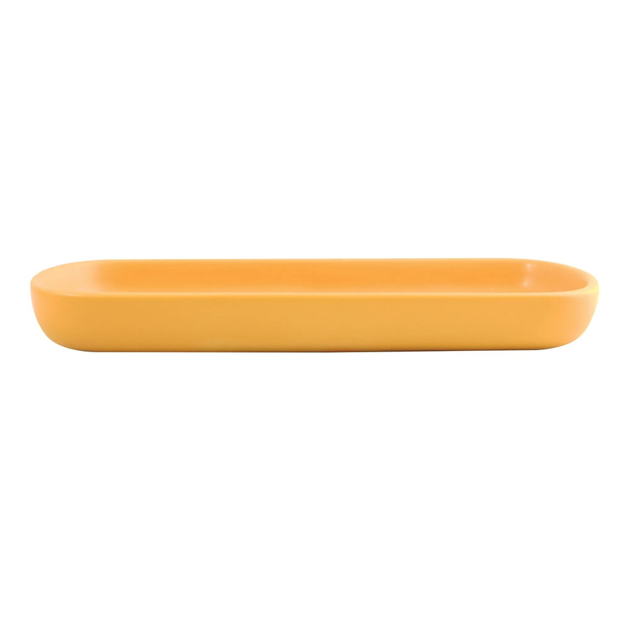 MSV Keramiktablett Maonie in Safrangelb, B/T/H: 25,7 x 11,5 x 2,8 cm - Bild 2