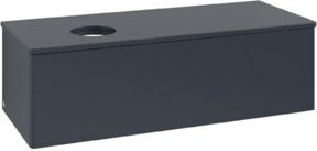 V&B Waschtischunterschrank Antao ohne Frontstruktur in Blau lackiert, B/T/H: 120 x 36 x 50 cm - Bild 1