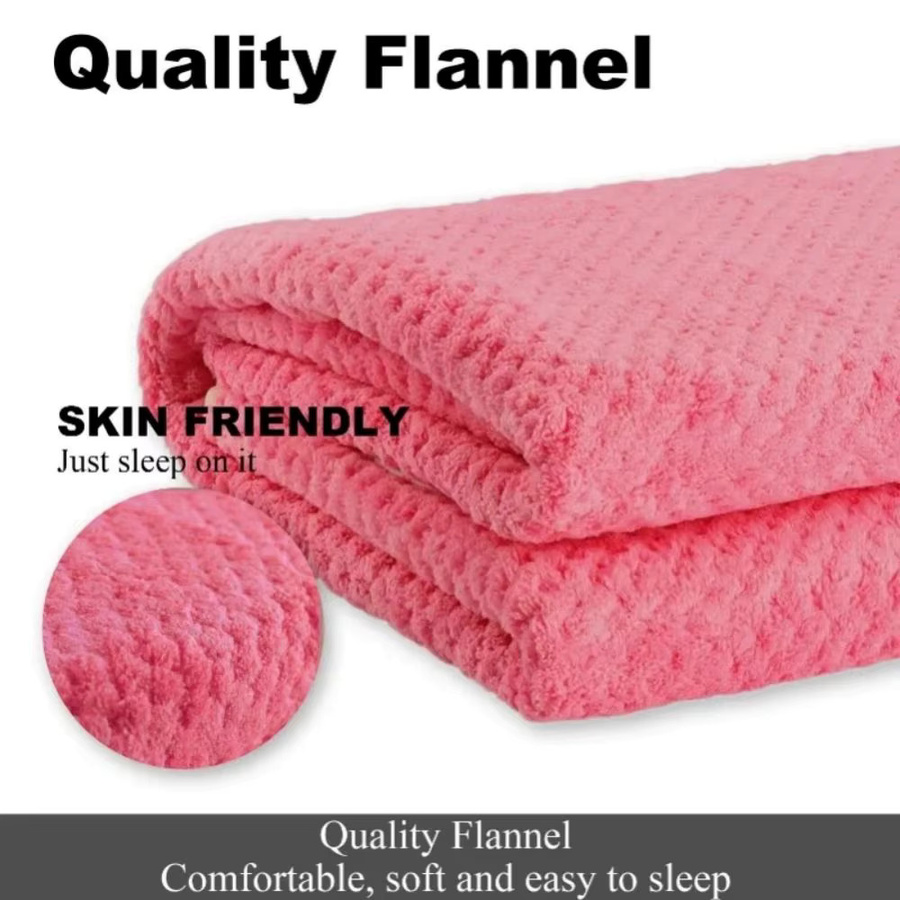 RUIANBAO Heizdecke aus 2-lagigem Flanell mit Timer in Pink, B/H: 150 x 80 cm - Bild 3