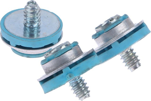 4 Stück blaue Isolationsösen-Schrauben als vibrationsdämpfende Halterung für HP 3,5-Zoll-Festplatten - Bild 1