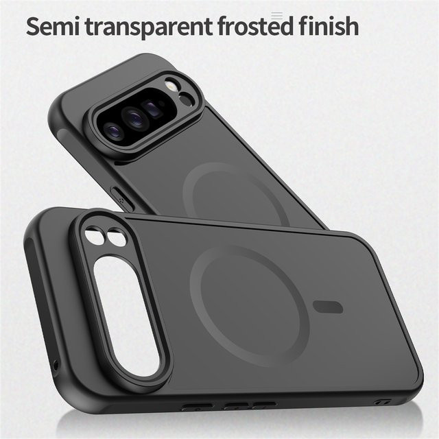 DecoPhone Magnetische Handy-Schutzhülle für Google Pixel 10 Pro, Google Pixel 10 und Pixel 10 Pro XL, stoßfeste Rückseite für Android, Blau und Schwarz - Bild 1