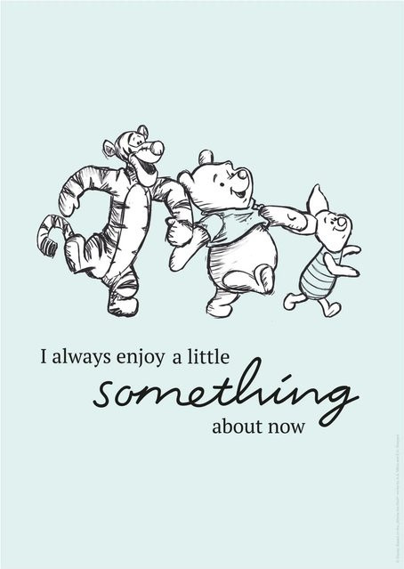 Komar Wandbild Winnie Pooh Something Paper Poster, Multicolor, Breite: 30 cm, Höhe: 40 cm - Bild 1