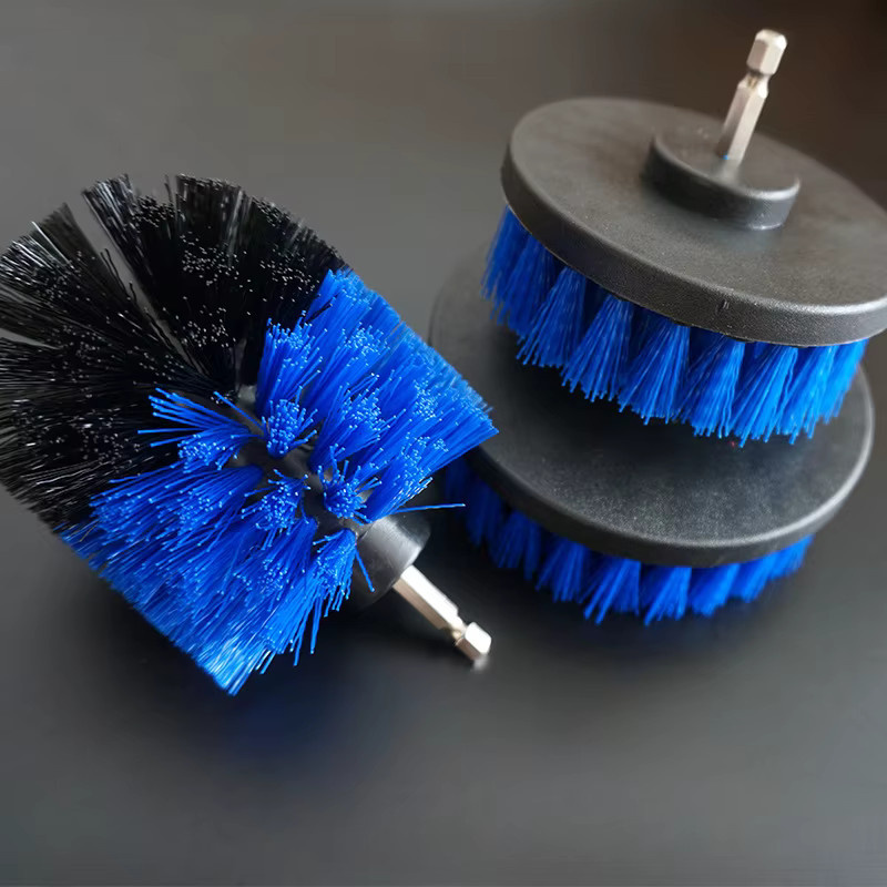 XMSJ Power Scrubber Drill Brush Polisher Bürstenaufsatz-Set in Blau für die Badezimmer- und Küchenreinigung - Bild 3