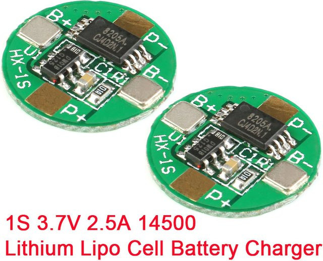 2 Stück Your Cee BMS PCM Batterieschutzplatine für 3,7 V 1S Li-Ionen-Lithium-Batteriezellen, Farbe: Grün - Bild 1