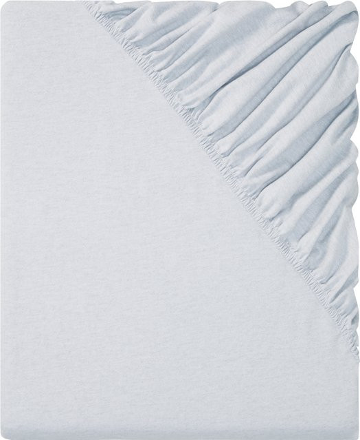 LIVARNO HOME Feinbiber-Spannbettlaken in Grau, B/T: 180 x 200 cm - Bild 1