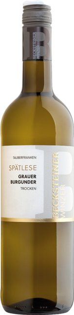 Becksteiner Winzer Grauburgunder Weißwein, Baden, 2024, trocken, 0,75 l - Bild 1