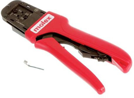 Molex 638118300 Crimpzange in Rot - Bild 1