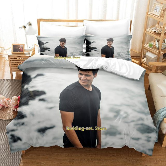 Wincent Weiss Bettwäsche-Set mit Anime-Print, 3-teilig, Mehrfarbig, B/H: 150 x 200 cm - Bild 1