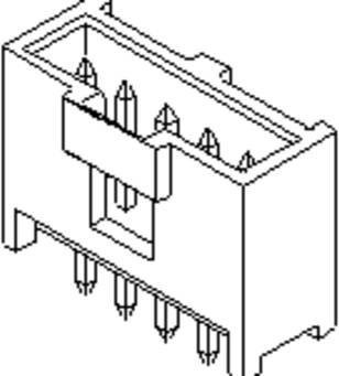 Molex Einbau-Stiftleiste Standard 901361305 in Gold - Bild 1