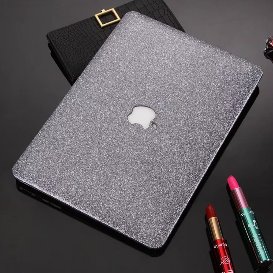 Glänzende Laptop-Hülle für Apple MacBook Air und Pro in Silber - Bild 2