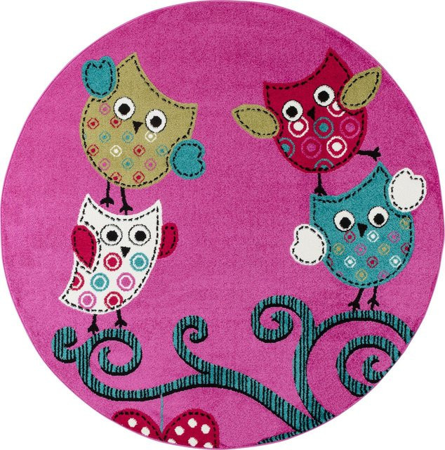 Ayyildiz Kinderteppich Kids 420 in Violett, quadratisch, Durchmesser: 160 cm - Bild 1