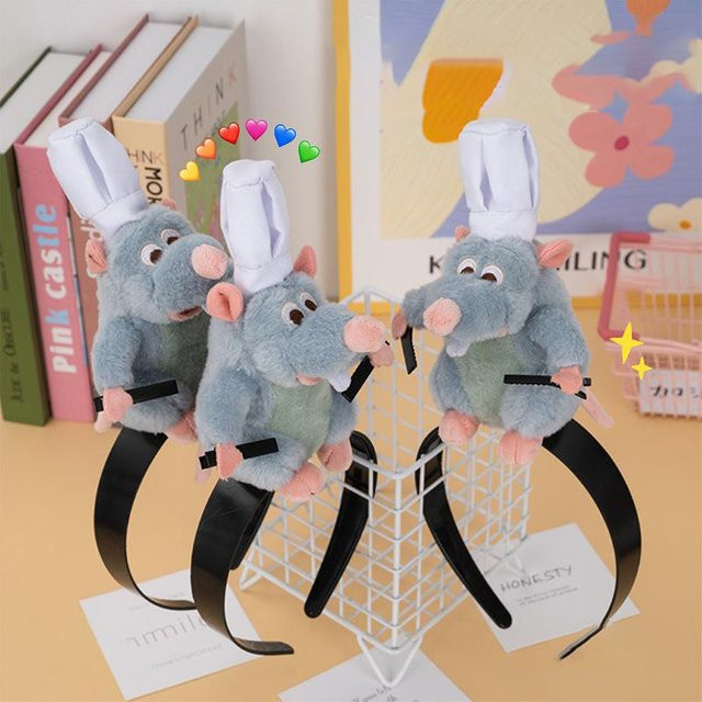 SAFENH Ratatouille Plüsch Puppe, Stirnbänder, Kopfbedeckung - Bild 1