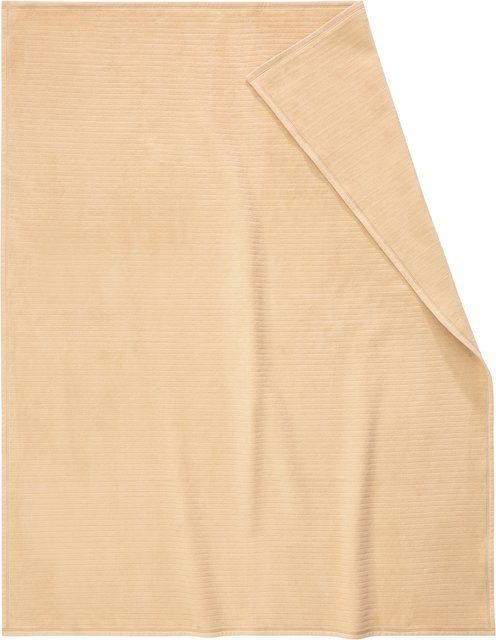 Biederlack Wohndecke New Look in Beige mit modernem geometrischem Design - Bild 1