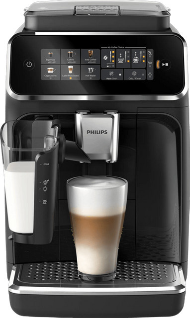 Philips 3300 EP3341/50 LatteGo Vollautomat in Schwarz mit Heißwasserfunktion - Bild 1