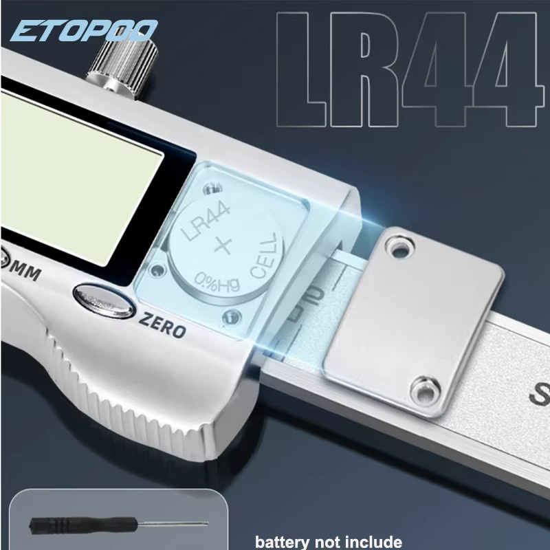 ETOPOO Digitaler Messschieber 0-50mm in Silber mit Metallbildschirm, tragbares und rostbeständiges Industriemesswerkzeug für DIY-Projekte - Bild 5
