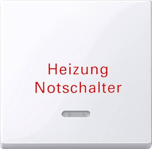 Merten Abdeckung für Wechselschalter System M in Weiß - Bild 1