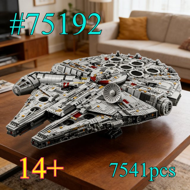 Beast Kingdom Millennium Falcon Warship, Mini-Bausteinset, 7541 Teile, ab 14 Jahre - Bild 1