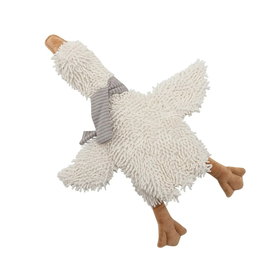 Bloomingville Mini Gaspard Kuscheltier, Polyester, weiß, 20cm - Bild 1