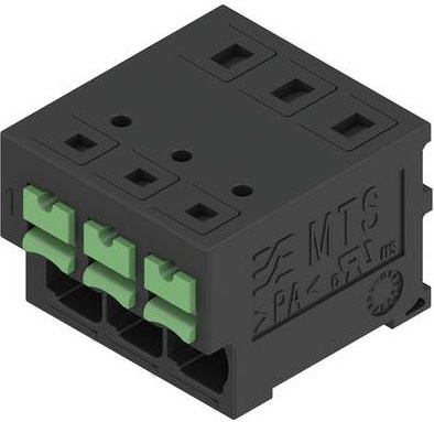 Weidmüller Leiterplattenklemme 4mm² Polzahl 3 in Schwarz (30 Stück) - Bild 1