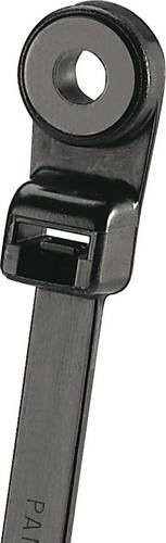 Panduit PLC2S-S6-C0 Kabelbinder mit Befestigungsöse, Schwarz, UV-stabilisiert - Bild 1