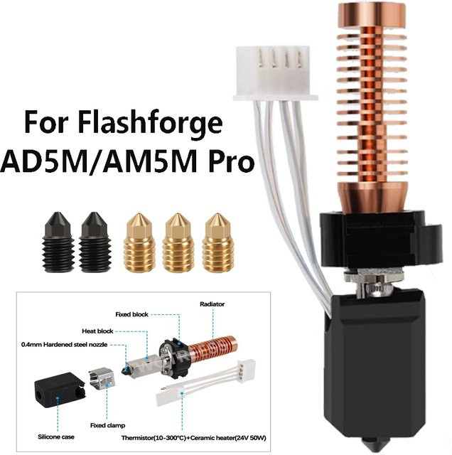 Flashforge Austauschbare Hotend-Düse für Adventurer 5M und 5M Pro - Bild 1