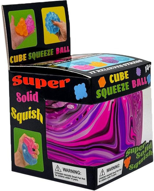 Needoh Würfel Stressabbau-Spielzeug mit Gel gefüllt 5,5 cm - Bild 1