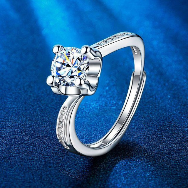 Mosang Ring, Kupfer, Zirkonia, Silber, Damen - Bild 1