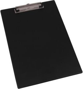 Eichner Klemmbrett A4 in Schwarz mit Blockklammer und Öse - Bild 1