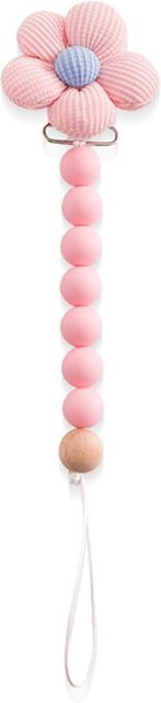 Binchi Outdoor Product BPA-freier Silikon-Beißring für Babys ab 0 Jahren, Rosa / Pink, Sensorikspielzeug und Zahnungsrassel - Bild 1