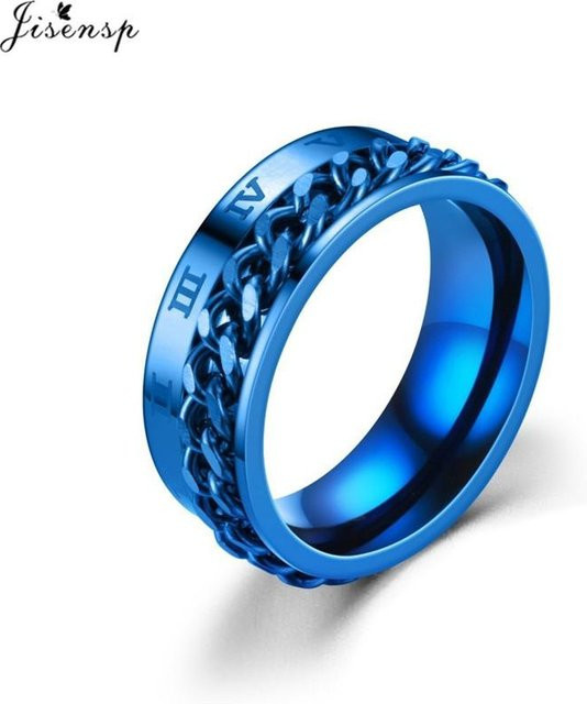 Fidget Ring Edelstahl, Gold, Schwarz, Unisex - Bild 1